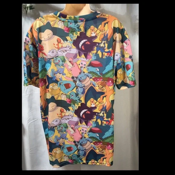 *Pokemon* Men’s Size XL (unisex) tee in light pastels. EBgames Nintendo - Picture 2 of 9